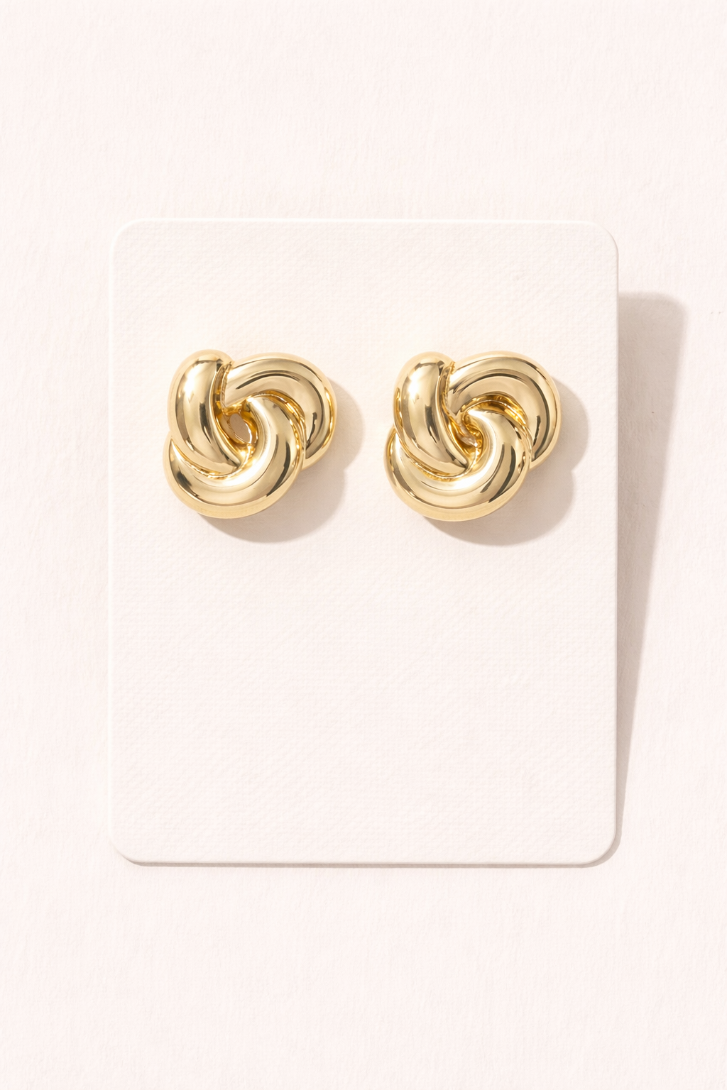Golden Knot Earrings