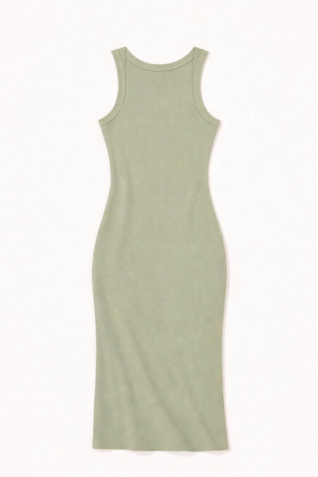 Bare Minimum Midi Dress - Light Olive
