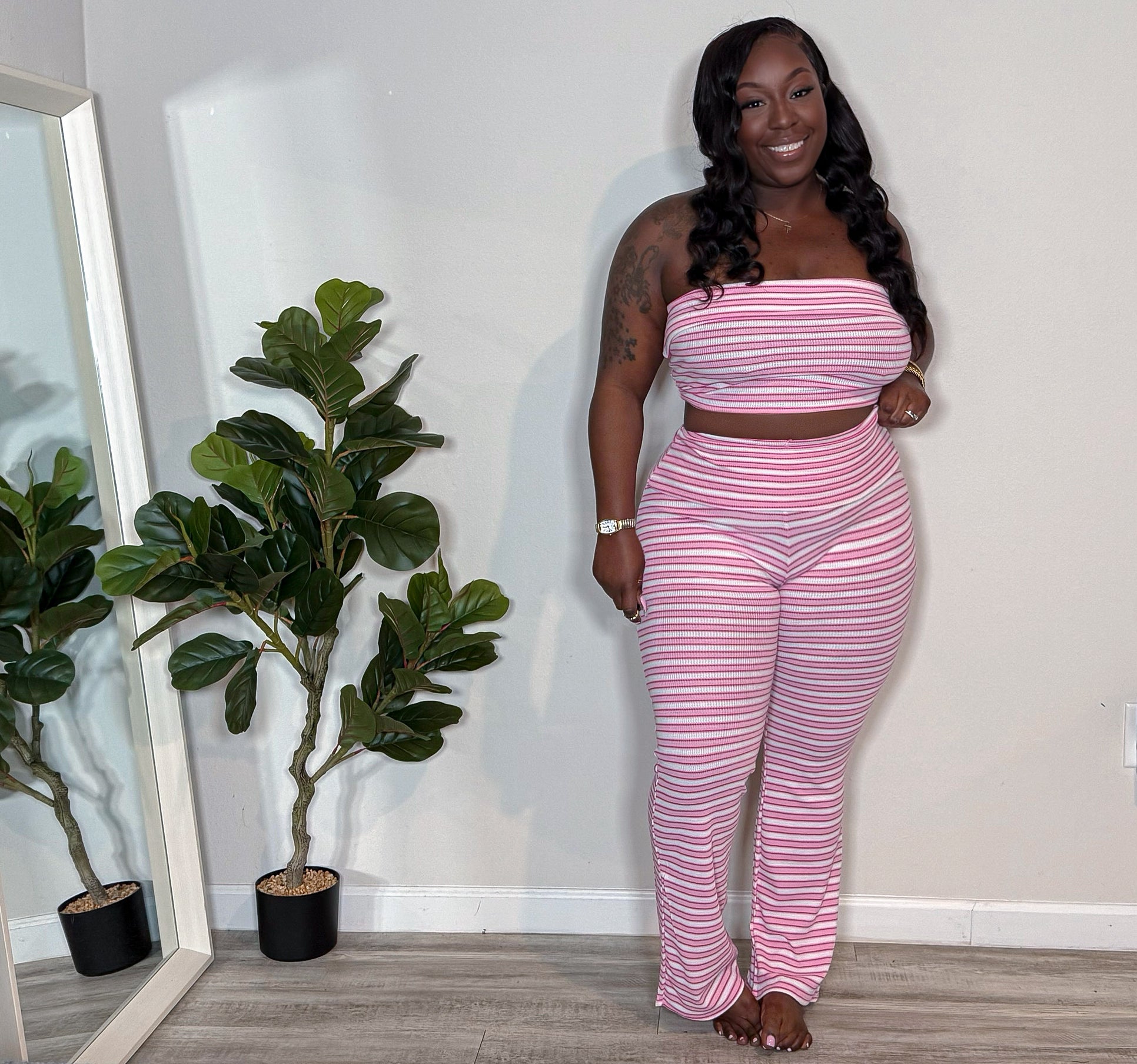 Sweet Daydream Set - Pink Stripe